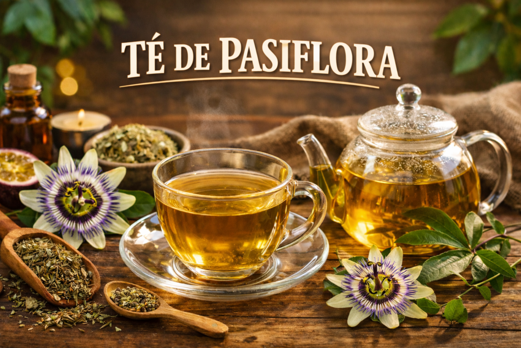 Té de Pasiflora para Insomnio, Ansiedad y Menopausia