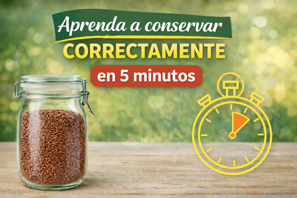 Cómo Conservar Linaza y Chía Correctamente