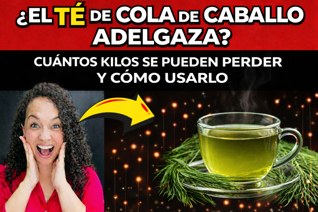 ¿El Té de Cola de Caballo Adelgaza? Cuántos Kilos y Cómo Usarlo