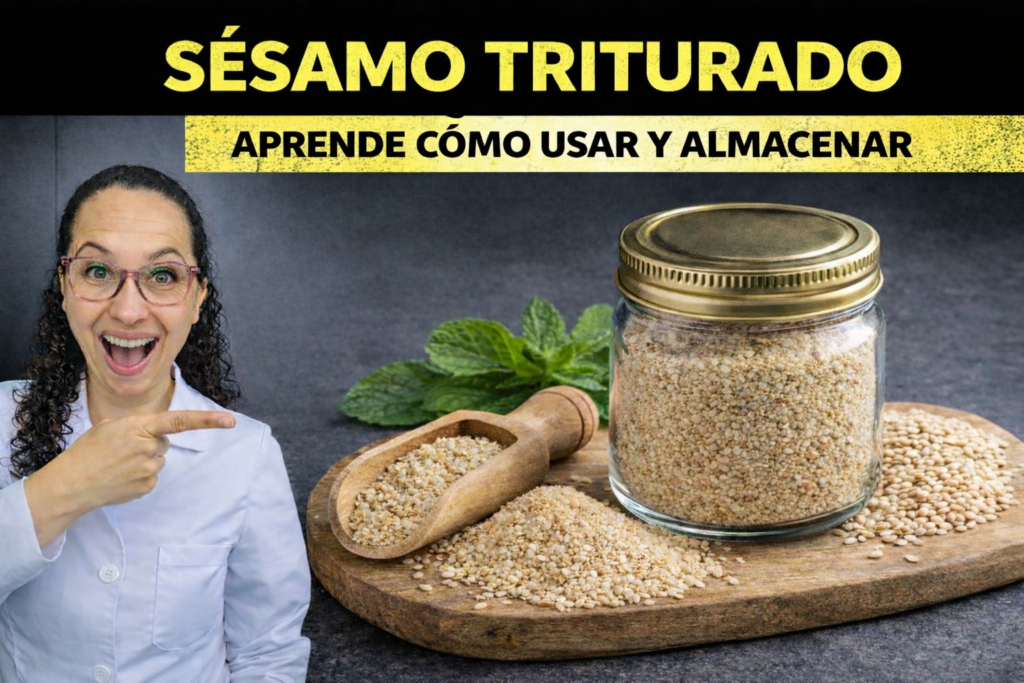 Sésamo Triturado: Beneficios, Cómo Usar y Almacenar